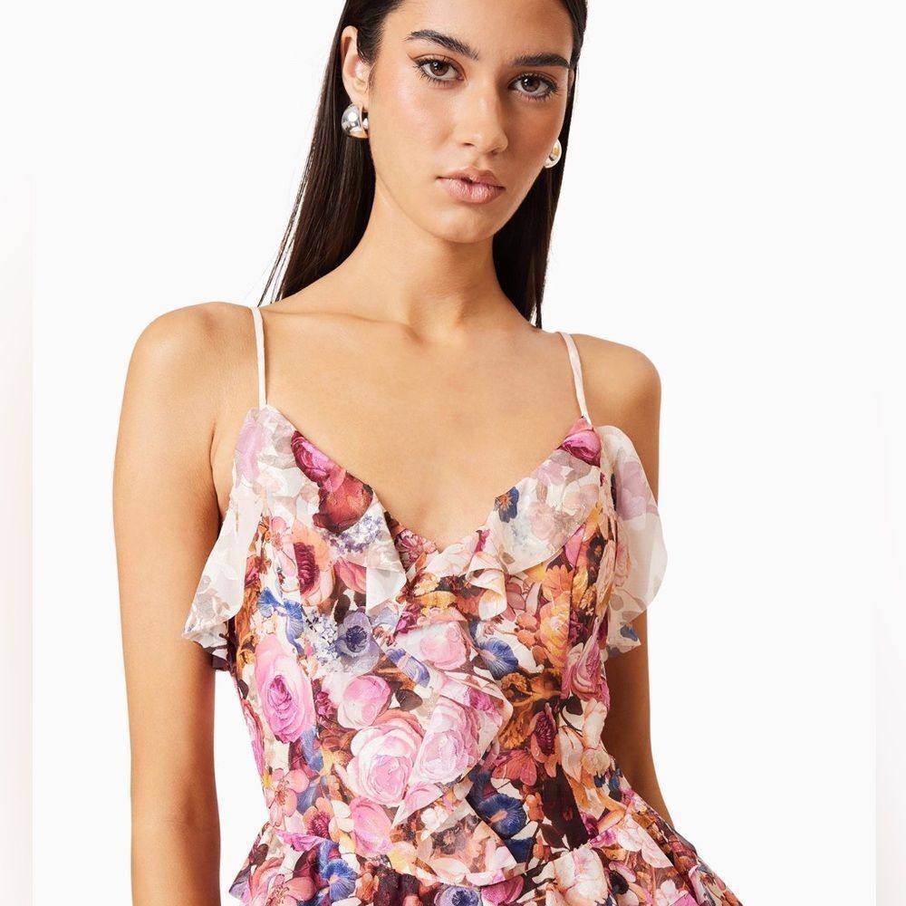 NWT Elliatt Perla Floral Dress Pink Size M - Picture 6 of 13